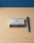Engraved Metal Visiting Card Holder
