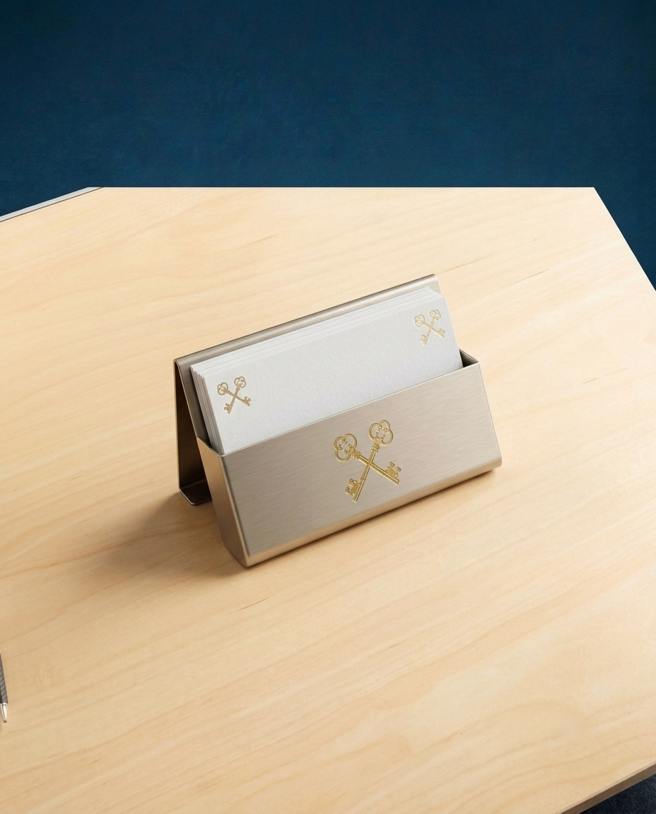 Metal Visiting Card Holder