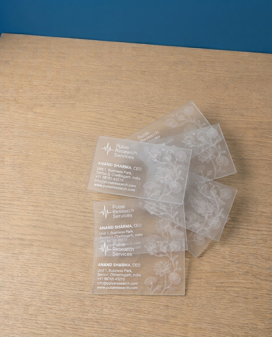 Transparent Visiting Cards